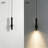 1-light Black Touch Dimmable Pendant Light