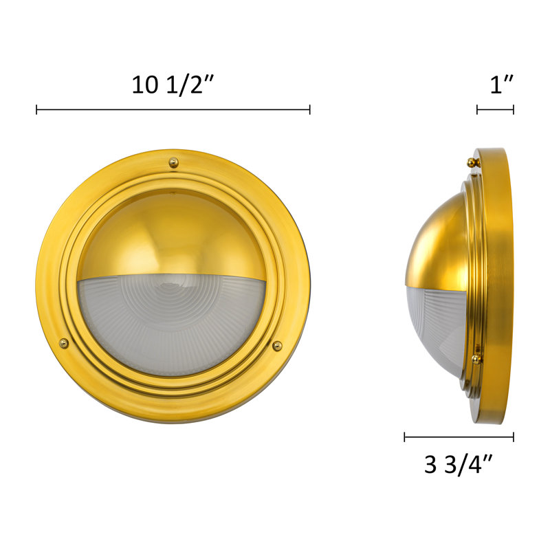 Integrated Led 3cct Wall Sconce With Frosted Glass, Brushed Gold