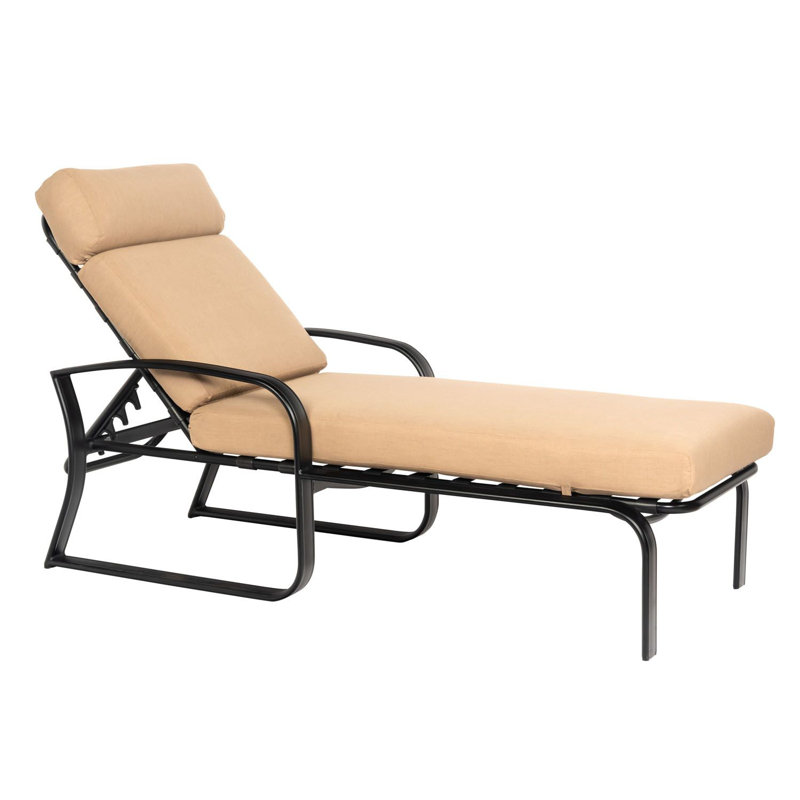 Chaise longue réglable, Huître, Gravier piqué