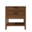 Meuble-lavabo de salle de bain autoportant 30 po en noyer naturel avec plateau en céramique Presenza Montana-129186218