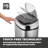 Steel Kitchen Trash Can