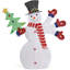 2d Lighted Snowman Christmas Decoration  Waving Hands 