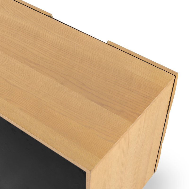 Beethoven Wood 6 Drawer Dresser, Natural