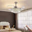 Ventilateur de plafond à DEL 36 pouces rétractable avec télécommande