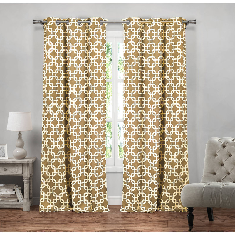 Siu Blackout Curtain Pair, Wheat