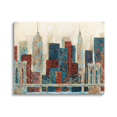 " Urban City Bridge Architecture " by Cloverfield & Co. Painting Print