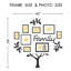 Family Picture Frame, Collage Wall Frame Set, Family Tree Picture Frames Wall Mount Design