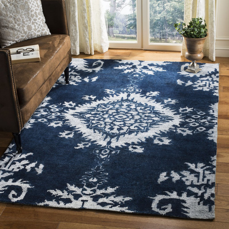 Swader Floral Hand Woven Area Rug, Rectangle 122 x 183 cm
