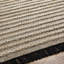 Tapis brun uni en polyester tissé à plat à la main Crumrine-1912367899