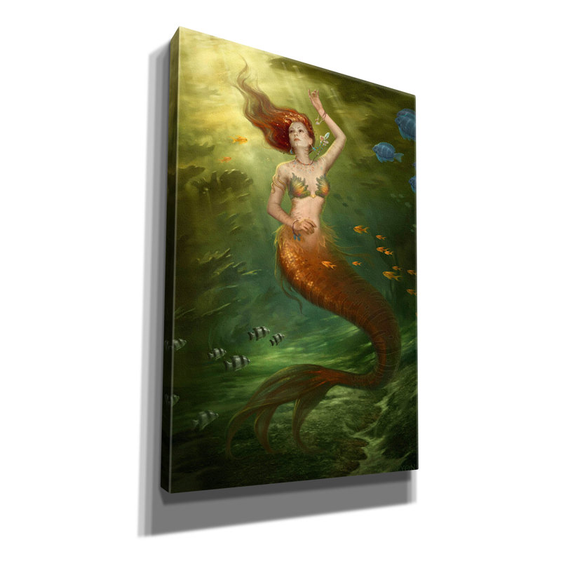 «Underneath it All» par Howard Lyon, art mural sur toile, L 40 po x H 60 po x P 1,5 po