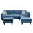 Manol 3 - Piece L- Shaped Upholstered Living Room Sectional Sofa-1234253418-1234253341