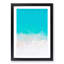 Maldives Beach Abstract Art - Picture Frame Graphic Art Print-55760976-55760977