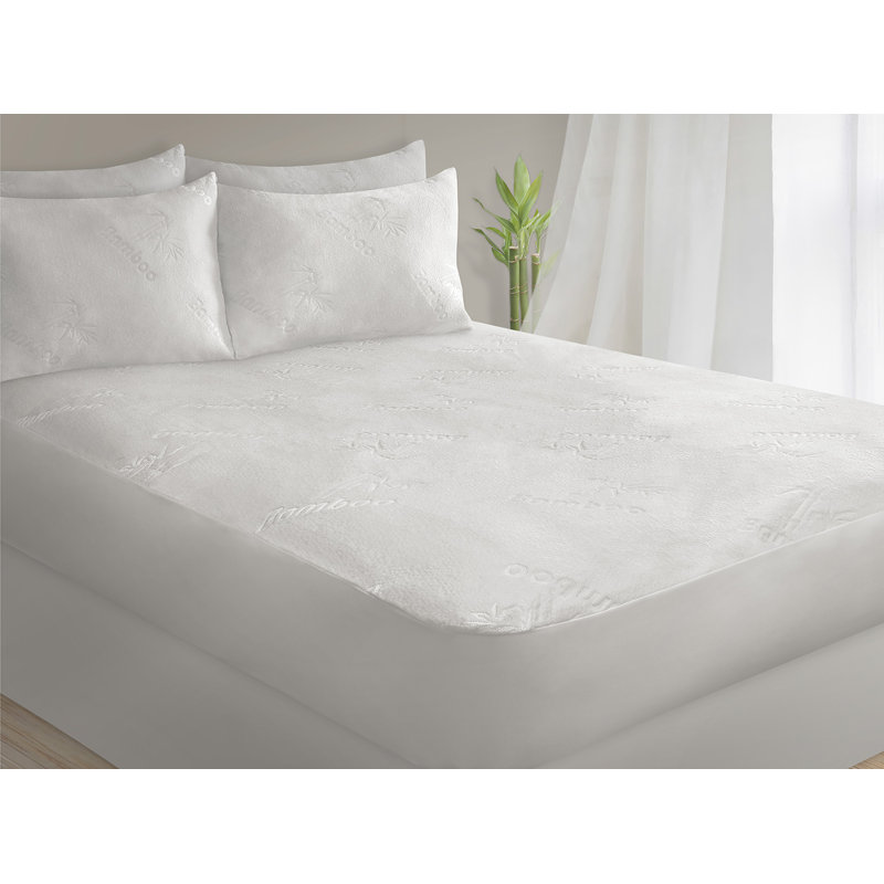 Swensen Waterproof Fitted Mattress Protector, King