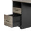 Bureau de direction de 59 po avec 2 tiroirs de rangement et de classeurs Labelle, bureau d'écriture pour ordinateur avec plateau à clavier et 2 compartiments ouverts pour le bureau personnel-862707043
