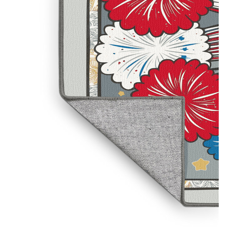 Tapis rouge des Fêtes Red Barrel Studio®, Rectangle 5 pi x 7 pi