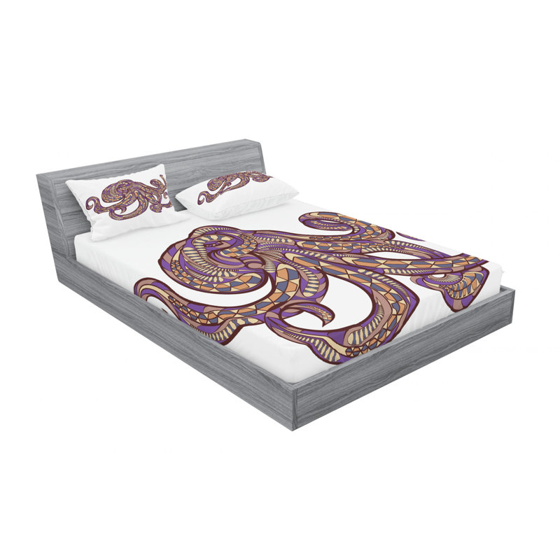 Microfiber Sheet Set, Queen Sheet Set with Fitted Sheet