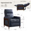 Fauteuil inclinable en cuir Mid-Century-250494006