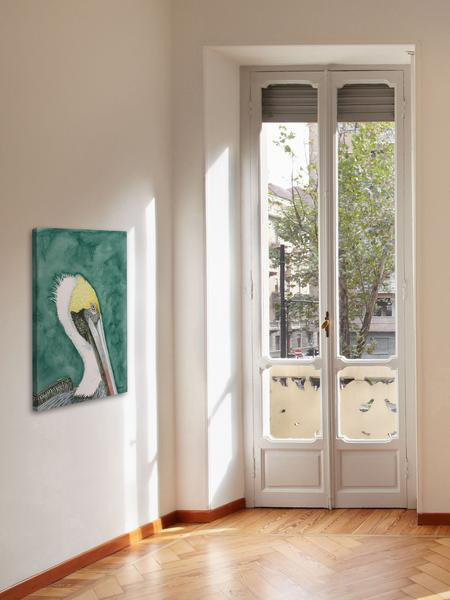 Glenda Roberson - Wrapped Canvas Painting, 45cm H x 30cm W