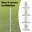 50cm H x 1000cm W Steel Border Fencing