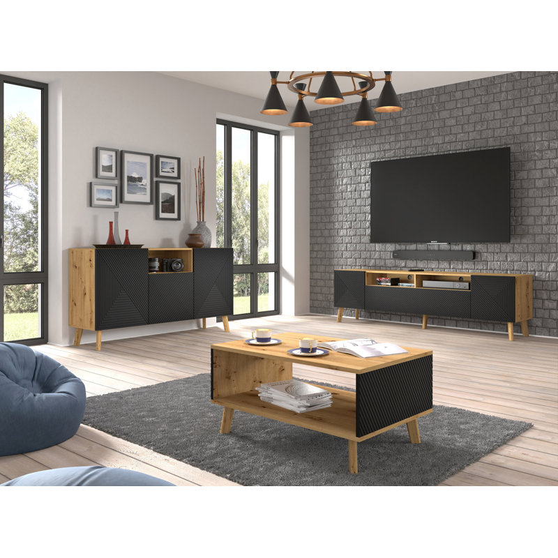 Garstang Four Leg Coffee Table with Storage
