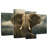Brampt Storm Over African Elephant-108833241