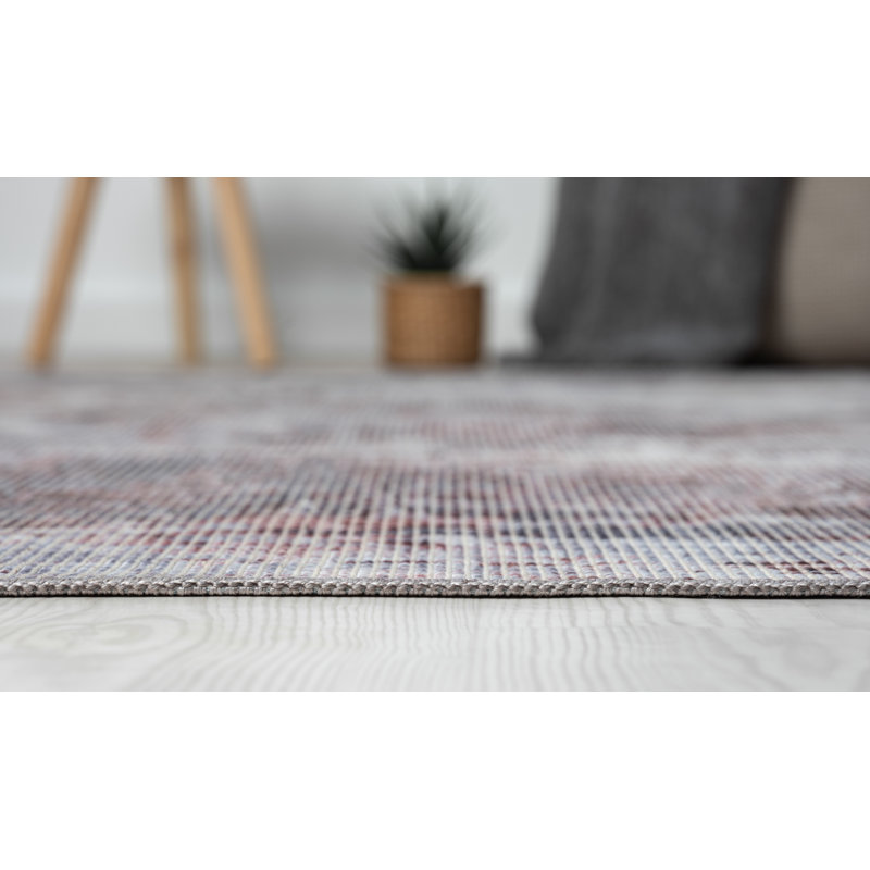 Washable Savana grey/brown Rug, Rectangular 200 x 290cm