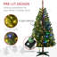 Grand arbre de Noël artificiel pré-éclairé-533103815