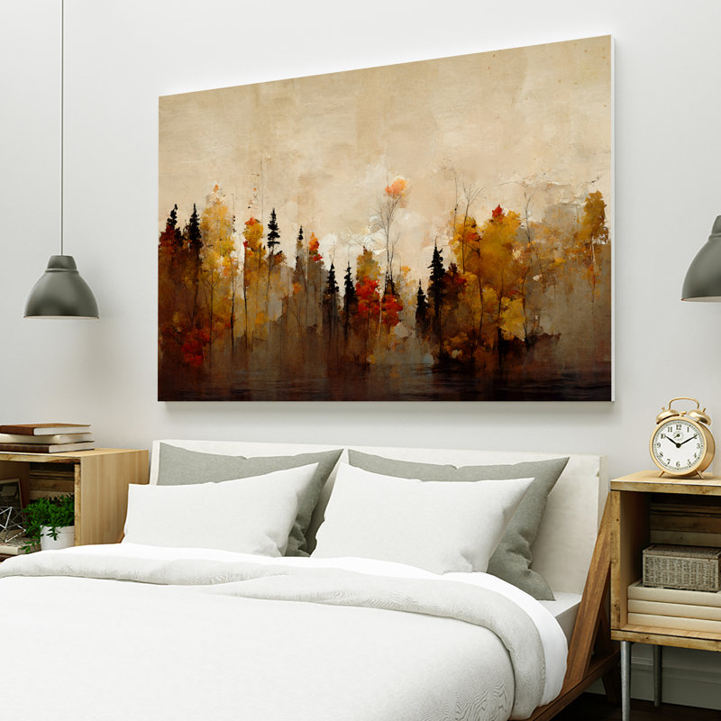 «A Forest In Autumn» par Treechild, H 48 po x l 72 po
