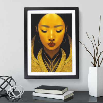 XV1022-60X A Golden Woman No.1 - Single Picture Frame Print