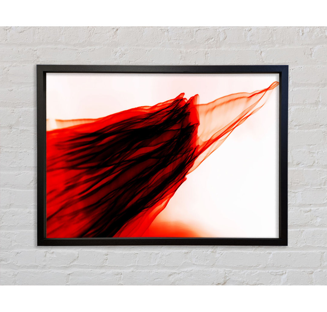 Red Passing Through - Einzelner Bilderrahmen Kunstdrucke auf Leinwand