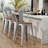 High Back Metal Counter And Bar Stools-1724961691-1724961687