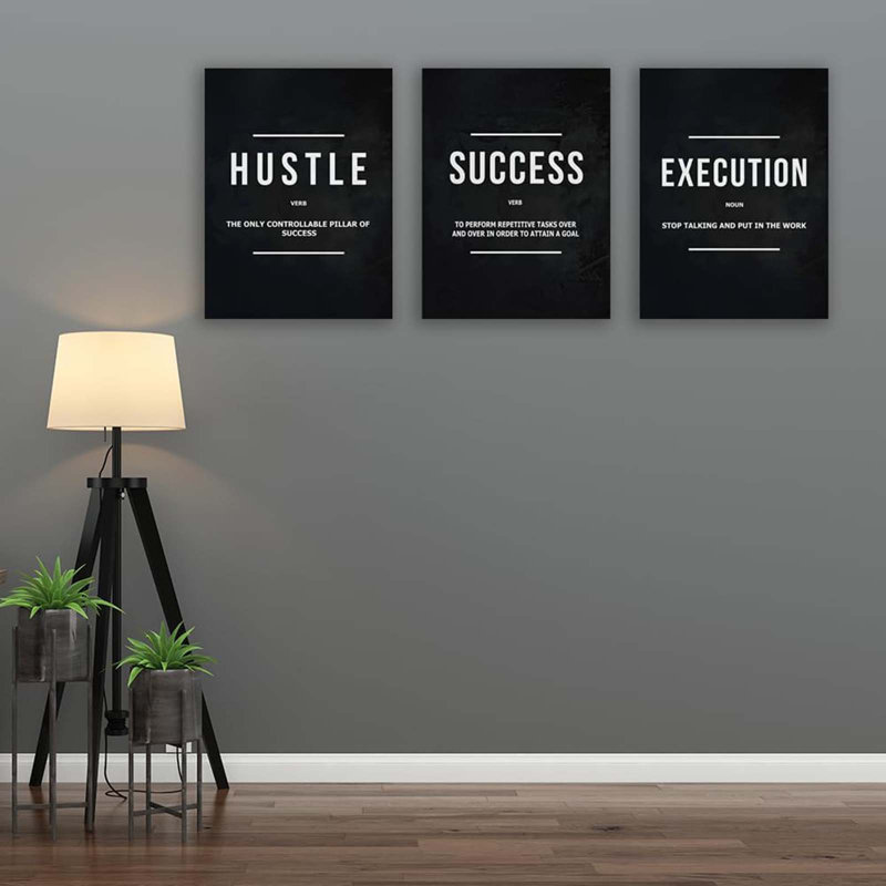 3 Piece Wrapped Canvas Print, 40 cm H x 30 cm W