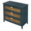 Armoire 3 tiroirs Adrielle au design élégant et naturel-121363654