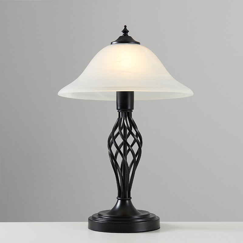 Mancini 49cm Table Lamp, Black