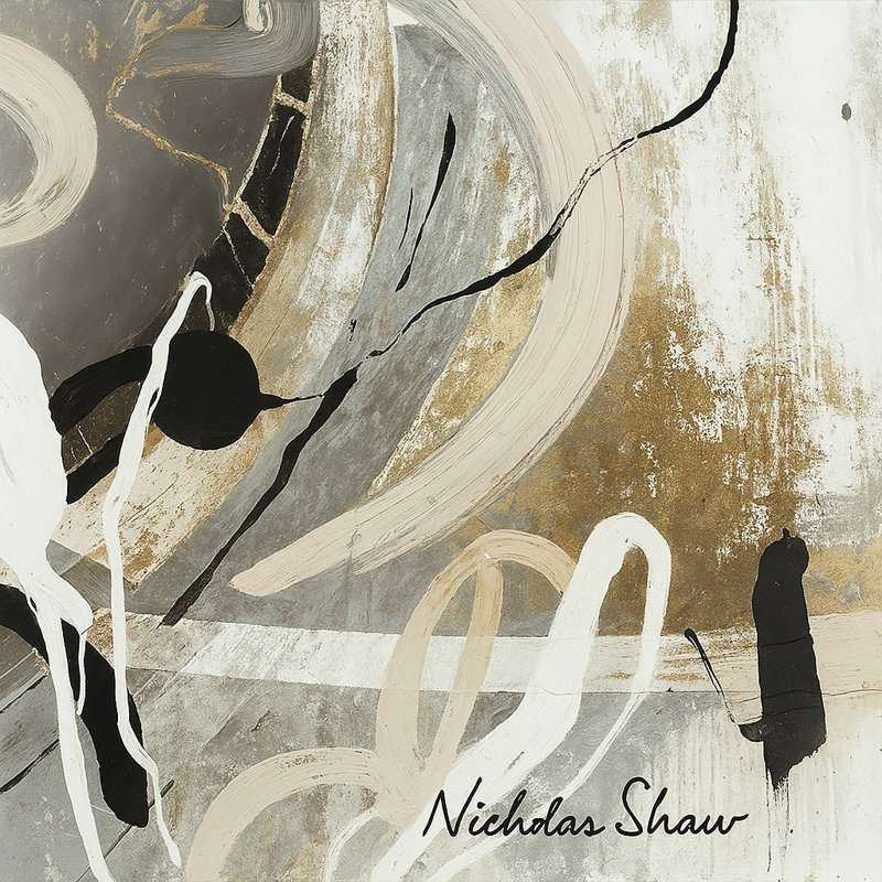 «Kinetic Rhythm» par Nicholas Shaw - Art mural sur toile tendue, H 30 po x l 30 po