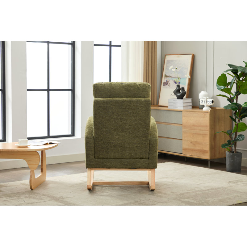 Chaise berçante Modern, Vert