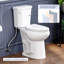 Toilette allongée deux pièces à hauteur de chaise 20,7 po, chasse simple 1,28 GPF, siège à fermeture en douceur, MaP 1000g-131241469