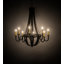 Lustre empire 8 lumières Seigle