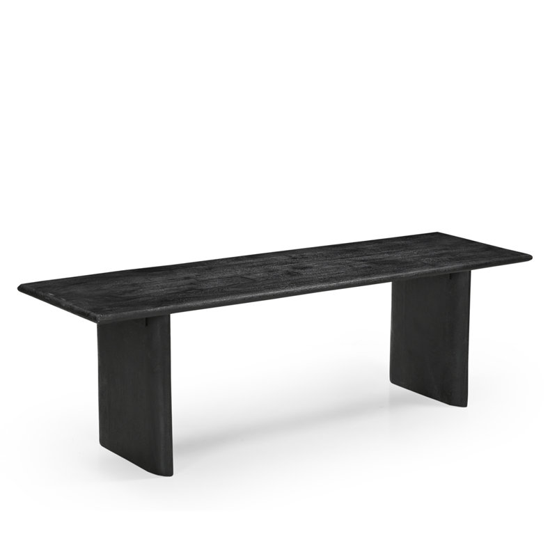 Raziel Solid Wood Bench, 18" H x 60" W x 16" D