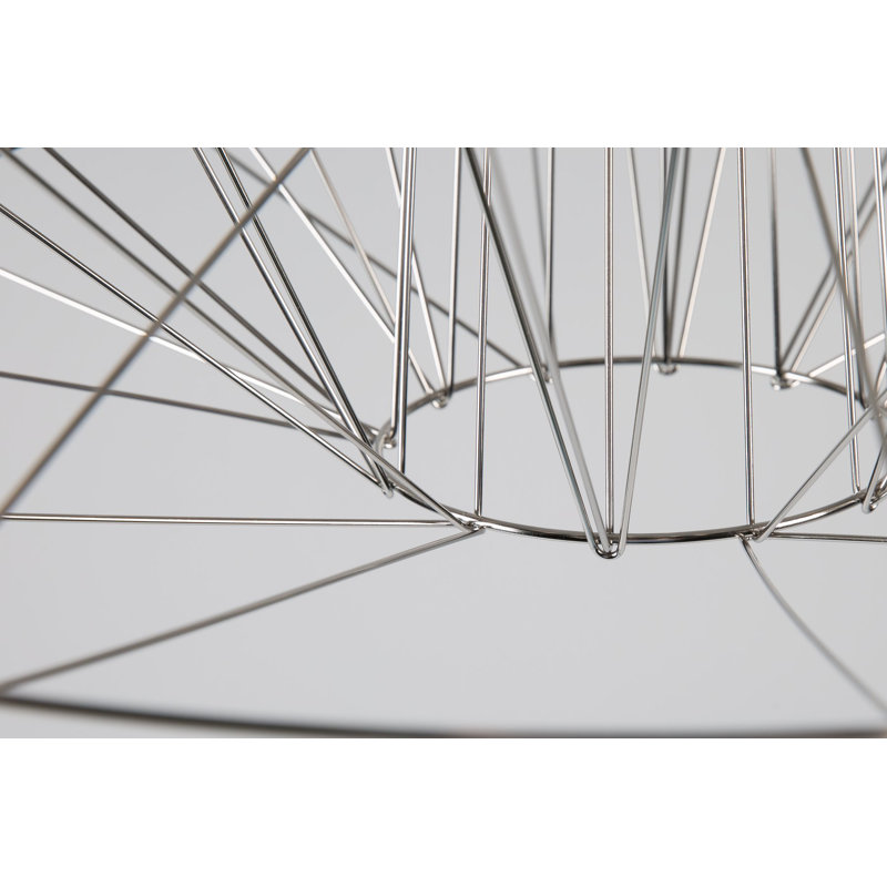 Coppélia LED Chandelier, Large, Chrome