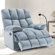Fraher Oversized Recliner ,Manual Recliner Adults Soft Overstuffed Arms And Back,Velvet Recliner Chair,Big and Tall Recliners for Adults 400lbs for Living Room, Bedroom