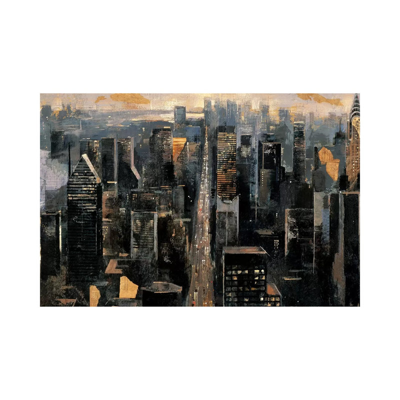 Central Avenue by Marti Bofarull - Wrapped Canvas Print, 20.32 cm H x 30.48 cm W