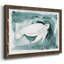 Reproduction de tortue de mer "I" encadrée sur toile par J Paul-520747609-520747611
