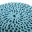 Repose-pieds en tricot tricoté - 20 po x 14 po, entretien sans effort, plage à utilisation instantanée 20 po x 20 po x 14 po, facile à nettoyer, sans assemblage