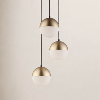Hastings 3-Light Dimmable Cluster Globe Pendant