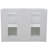 49'' Double Bathroom Vanity with Quartz Top