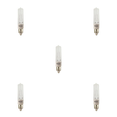 150 Watt, T4 Halogen Dimmable Light Bulb, (2900K) E11/Mini Candelabra Base