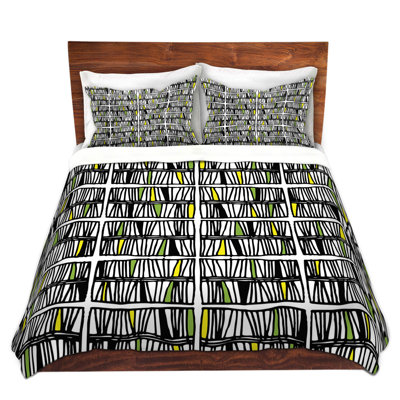 Polyester Geometric Shapes Duvet Cover