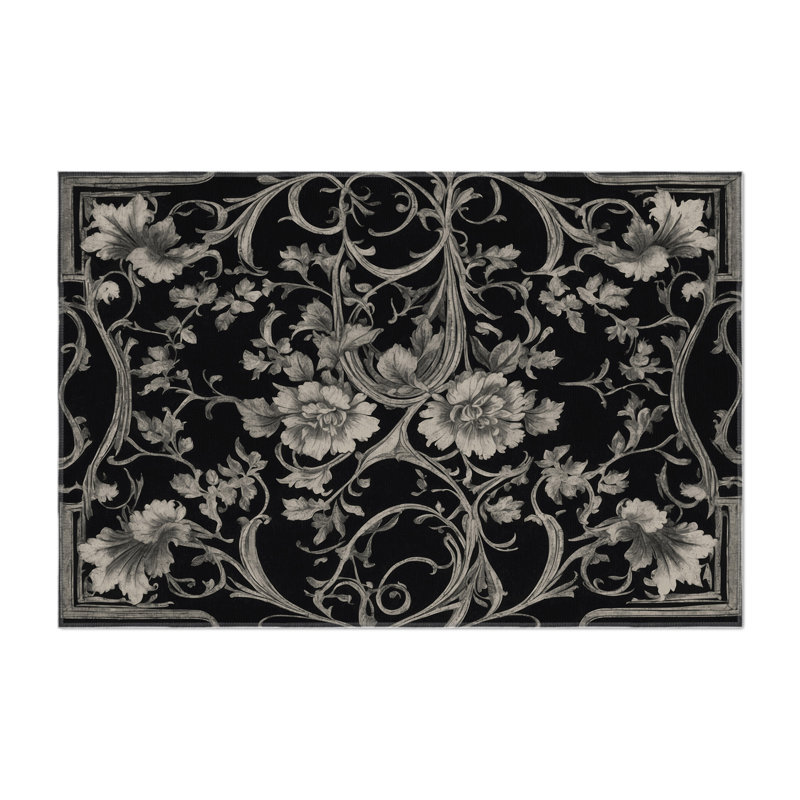 Obsidian Twist Indoor And Outdoor Area Rug, Rectangle 2' x 3'