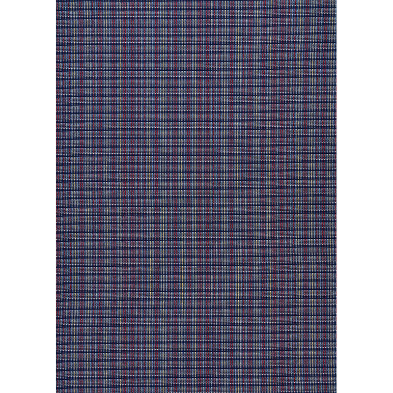 Zealand Check Fabric, Blue/ Dark Blue/ White